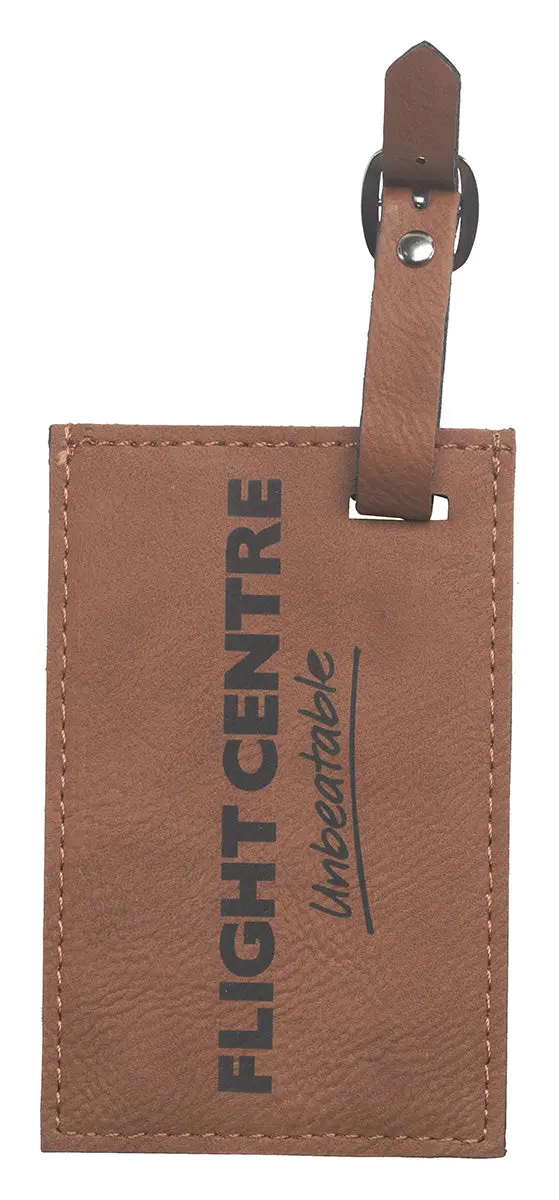 Leatherette Luggage Tag 1