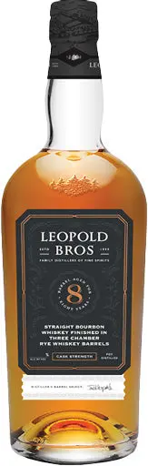 Leopold Bros Cask Strength Straight Bourbon Whiskey 8 Year Old 750Ml 1