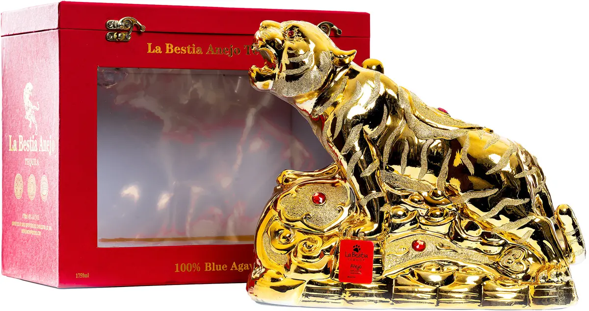 La Bestia Tiger Anejo 1.75L 1