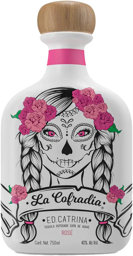 La Cofradia Ed Catrina Tequila Reposado Rose 750Ml 1