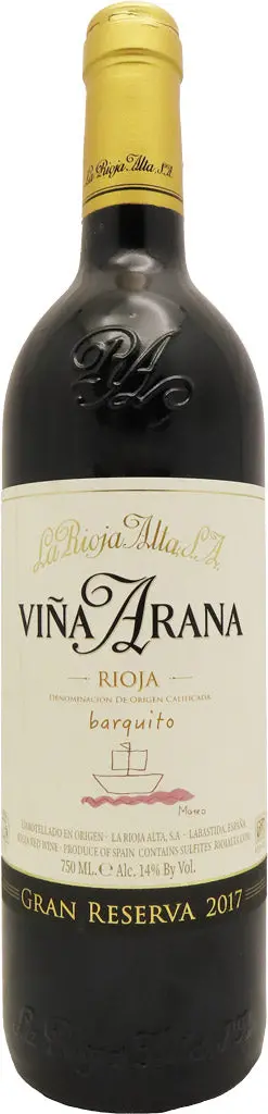 La Rioja Alta Barquito Vina Arana Gran Reserva 2017 750Ml 1