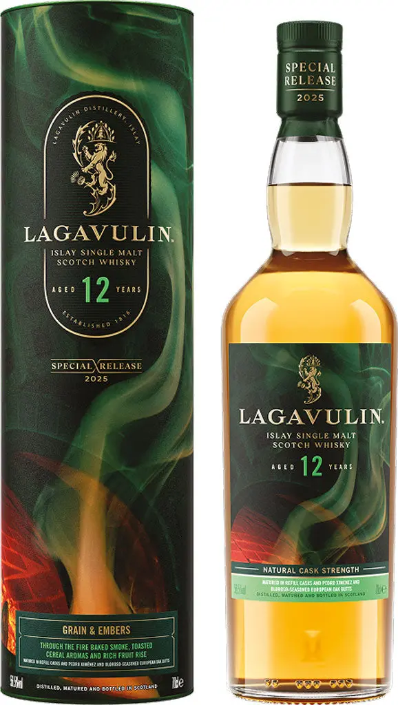 Lagavulin 12 Year Old Special Release Grain & Embers Single Malt Whisky 2025 750Ml 1