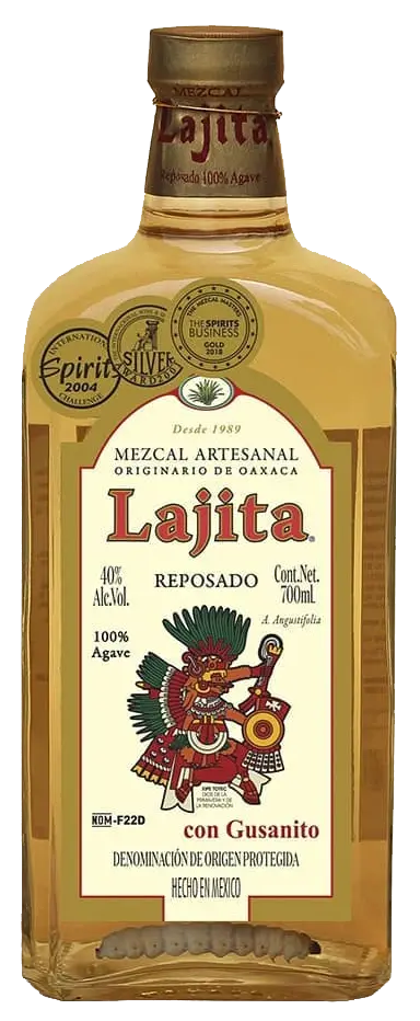Lajita Mezcal Reposado W/Worm 750Ml 1