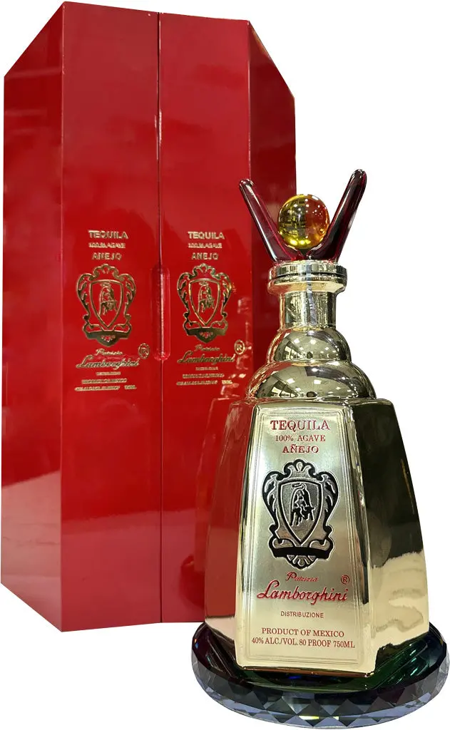 Lamborghini Tequila Anejo Gift Set 750Ml (In Store Pickup Only) 1