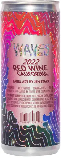 Las Jaras Waves Red Wine Cans 250Ml 1