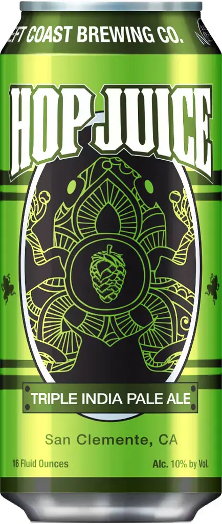 Left Coast Hop Juice Triple Ipa 16Oz Can 1