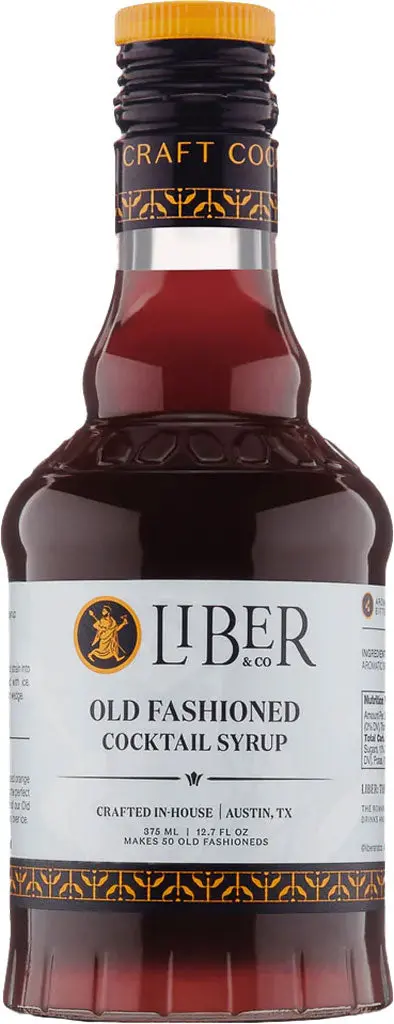 Liber & Co Old Fashioned Cocktail Syrup 375Ml 1
