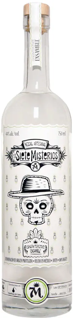 Los Siete Misterios Espadin-Tepeztate Ensamble Mezcal 750Ml 1
