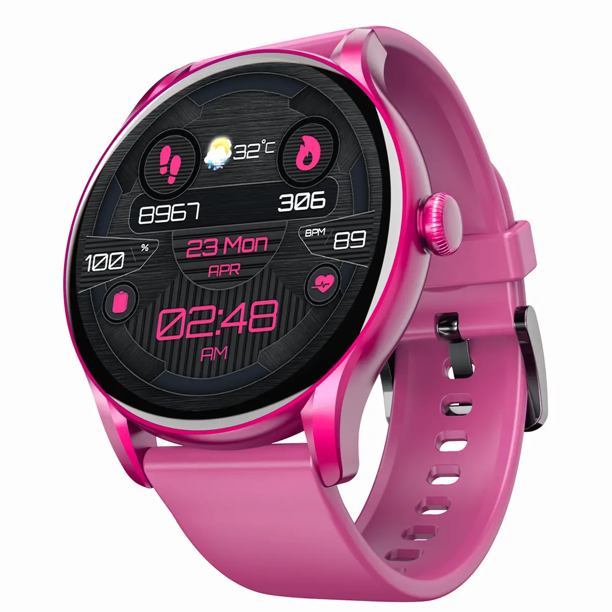 Boat Lunar Connect Ace | Round Amoled Display Smartwatch With 1.43" (3.63 Cm) Screen, Bluetooth Calling, 100+ Sports Modes 12