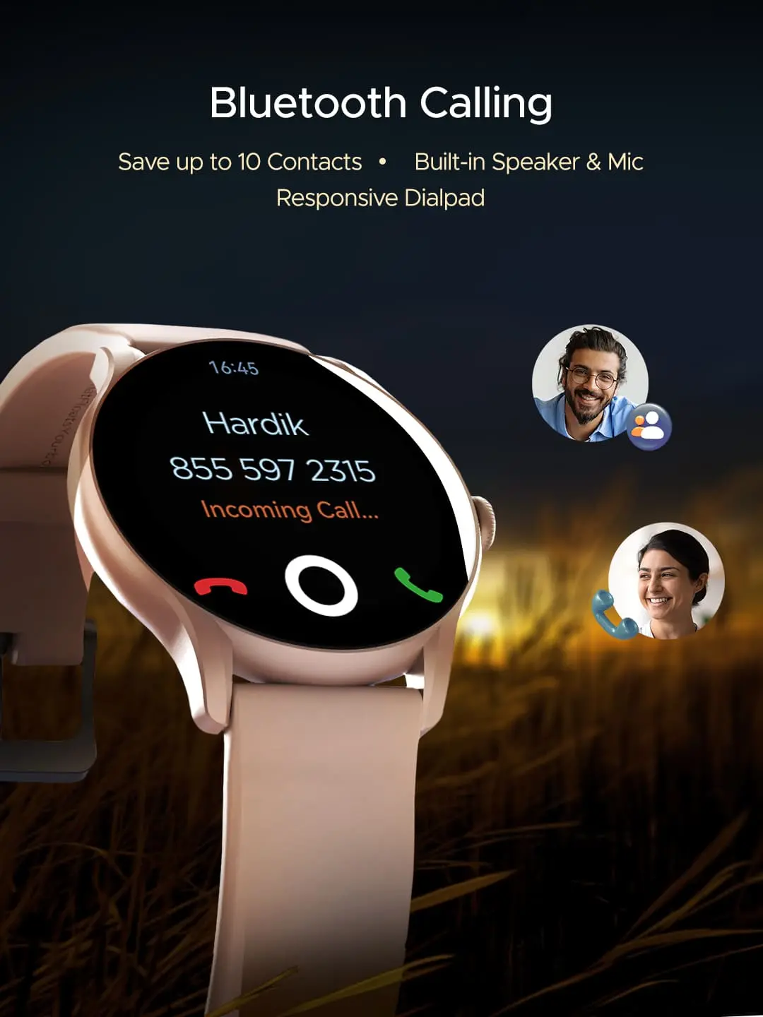 Boat Lunar Connect Ace | Round Amoled Display Smartwatch With 1.43" (3.63 Cm) Screen, Bluetooth Calling, 100+ Sports Modes 10
