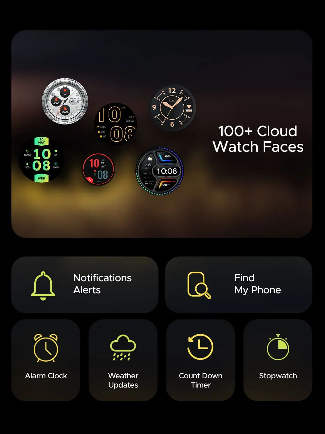 Boat Lunar Connect Ace | Round Amoled Display Smartwatch With 1.43" (3.63 Cm) Screen, Bluetooth Calling, 100+ Sports Modes 13