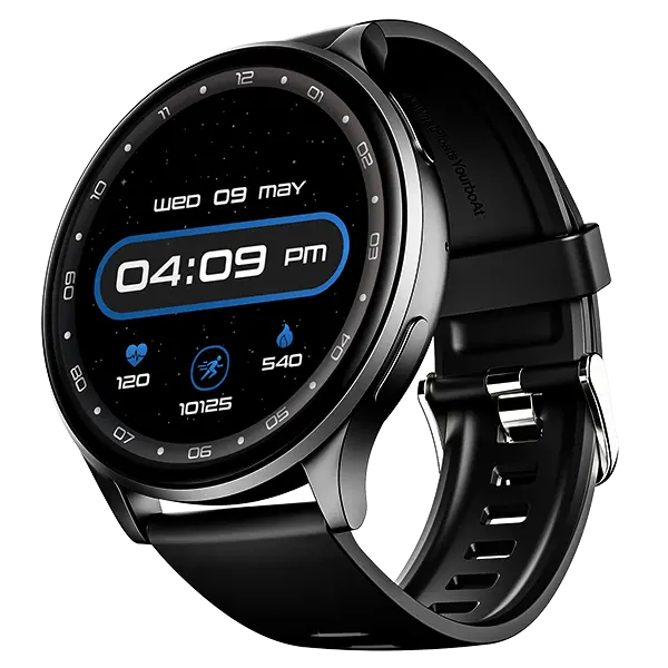 Boat Lunar Orb | Smartwatch With 1.45" (3.68Cm) Amoled Display, Bt Calling,  Crest+ Os, Watch Face Studio 1