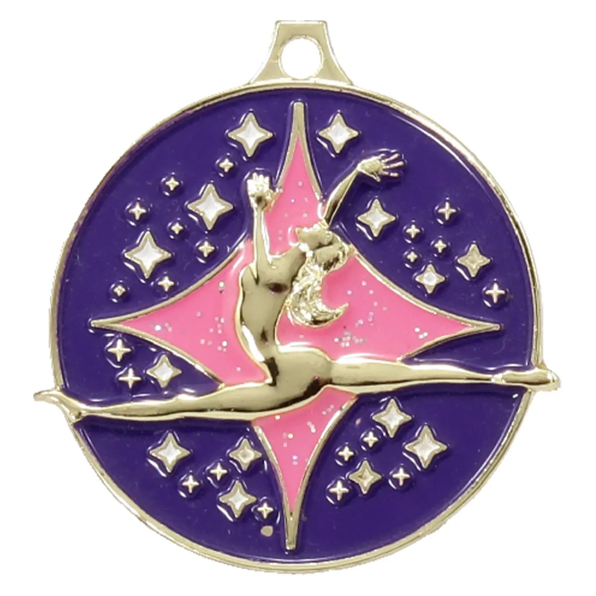 Purple/Pink Dancer Medal 1