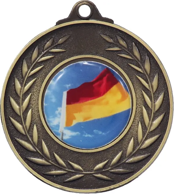 Classic Wreath Antique Medal 1