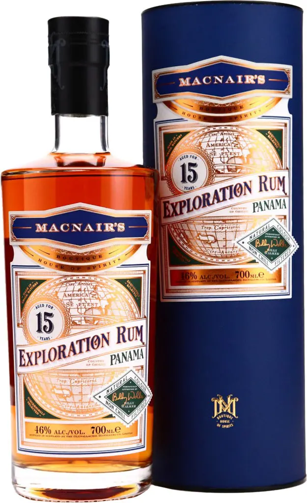 Macnair's Exploration Panama 15 Year Old Rum 700Ml 1
