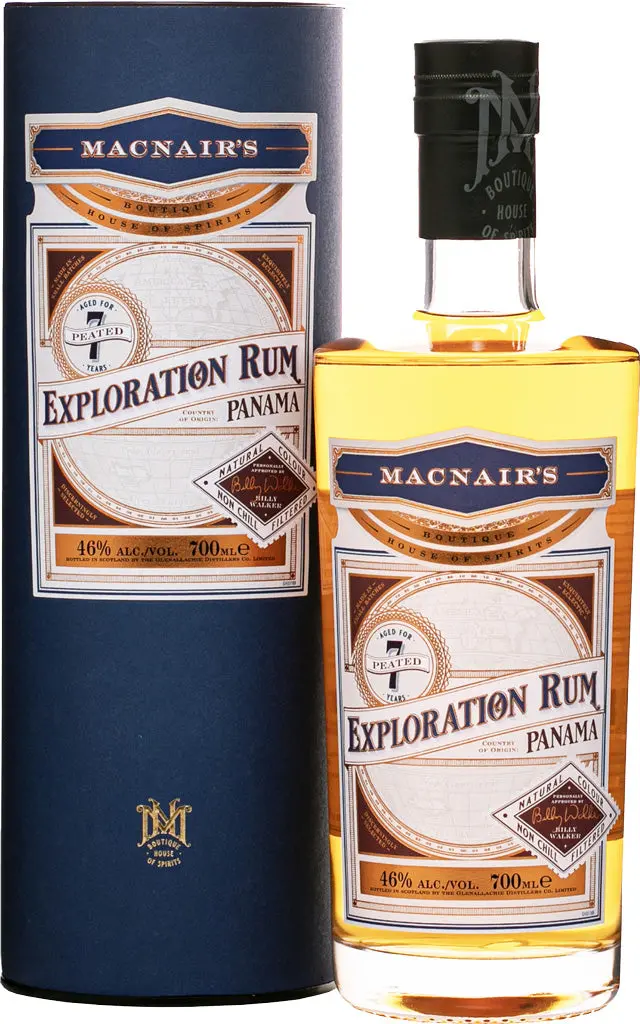 Macnair's Exploration Panama 7 Year Old Peated Rum 700Ml 1