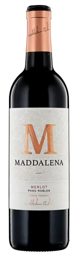 Maddalena Estate Merlot Reserve Paso Robles 2022 750Ml 1