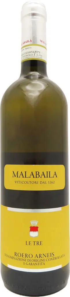 Malabaila Roero Arneis Le Tre 2023 750Ml 1