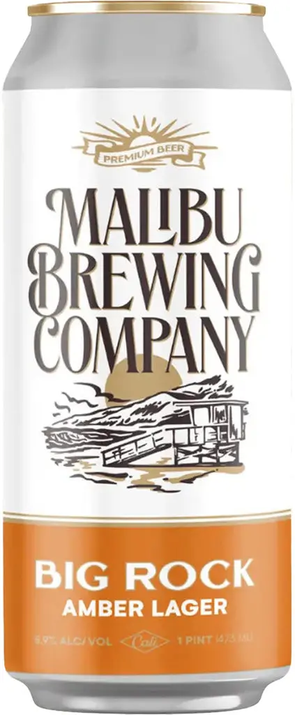 Malibu Brewing Co. Big Rock Amber Lager 16Oz Can 1