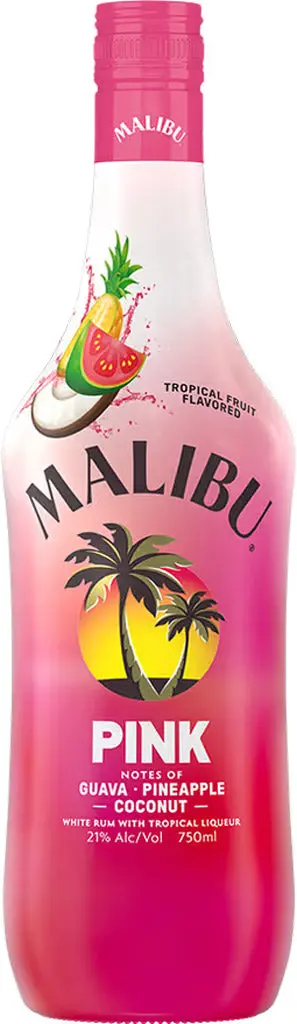 Malibu Pink Coconut Liqueur 750Ml 1