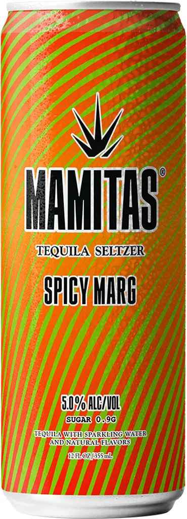 Mamitas Tequila & Soda Spicy Margarita 12Oz Can 1
