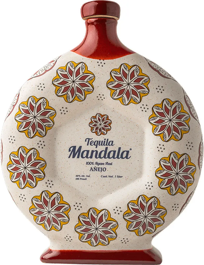 Mandala Tequila Anejo Ceramic 1L 1