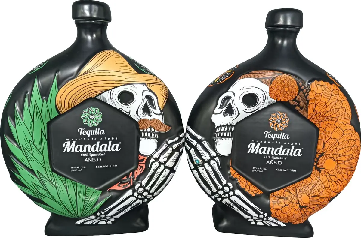 Mandala Tequila Anejo Dia De Los Muertos 1L 2025 1