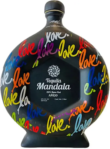 Mandala Tequila Anejo Live Through Love Edition 1L 1