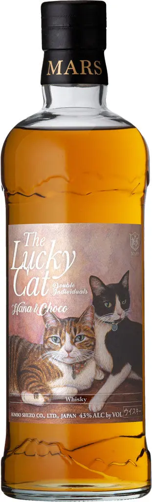 Mars The Lucky Cat "Hana & Choco" Japanese Whisky 700Ml 1