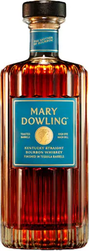 Mary Dowling High Rye Mash Bill Tequila Barrel Finish Straight Bourbon Whiskey 750Ml 1