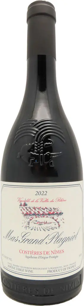 Mas Grand Plagniol Costieres De Nimes Rouge 2022 750Ml 1