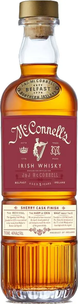 Mcconnell's Irish Whisky 5 Year Old Sherry Cask 750Ml 1