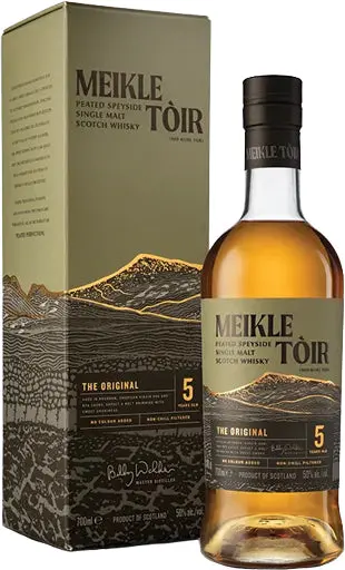 Meikle Toir 'The Original' 5 Year Old Peated Single Malt Whisky 700Ml 1