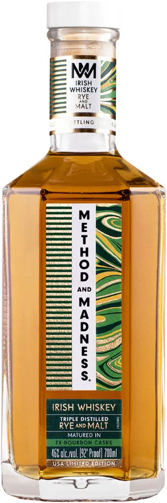 Method & Madness Rye And Malt Irish Whiskey 700Ml 1