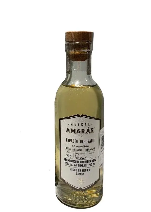 Amaras Mezcal Reposado Espadin 200Ml 1