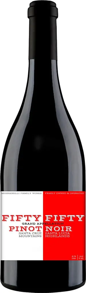 Mignanelli Fifty Fifty Pinot Noir Santa Cruz/Santa Lucia 2023 750Ml 1