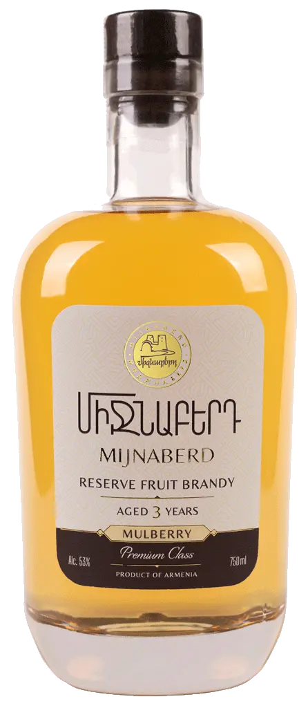 Mijnaberd Mulberry Reserve Armenian Brandy 3Yr 750Ml 1