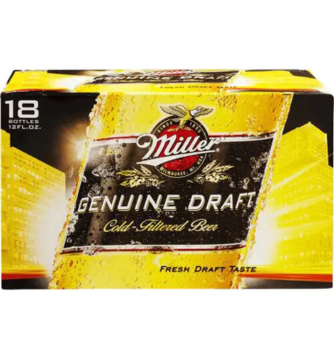 Miller Genuine Draft 18Pk Btl 1