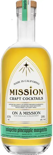 Mission Craft Cocktails Jalapeno Pineapple Margarita 375Ml 1