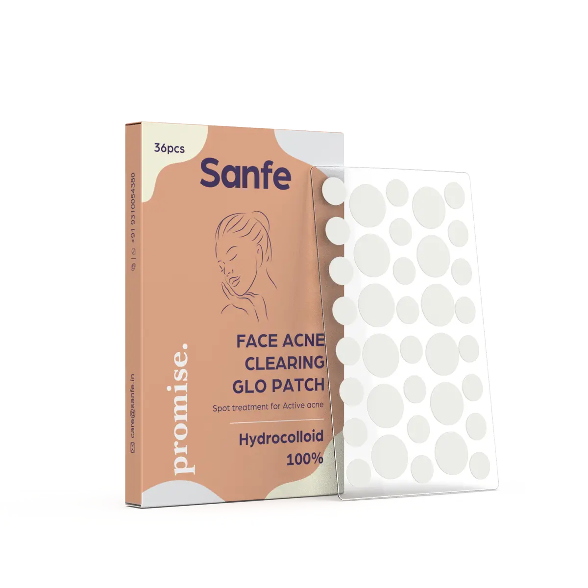 Face Acne Clearing Glo Patch - Pack Of 36 1