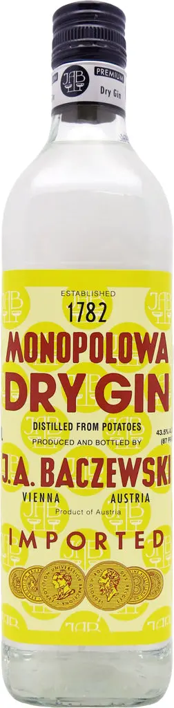 Monopolowa Dry Gin 750Ml 1