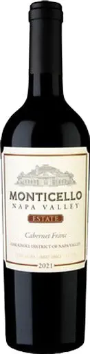 Monticello Estate Cabernet Franc Napa 2021 750Ml 1