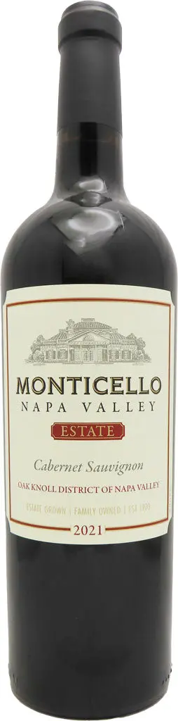 Monticello Estate Cabernet Sauvignon Oak Knoll 2021 750Ml 1