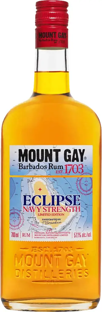 Mount Gay Eclipse Gold Navy Strength Rum 700Ml 1