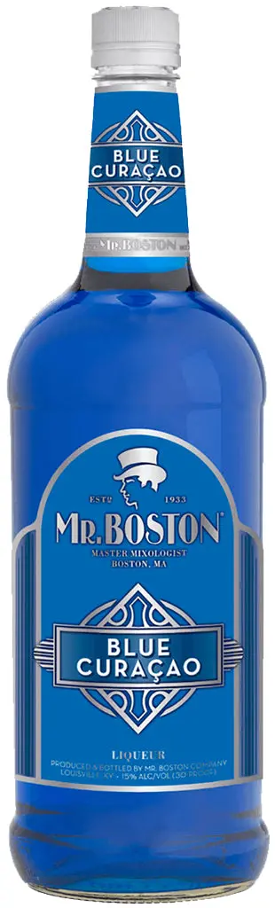 Mr. Boston Blue Curacao Liqueur 1L 1