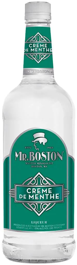 Mr. Boston Creme De Menthe White Liqueur 1L 1