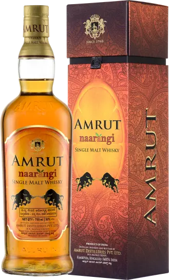 Amrut Naarangi Indian Single Malt Whiskey 750Ml 1