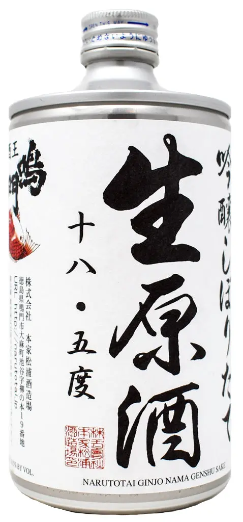 Narutotai Ginjo Nama Genshu Sake 720Ml 1