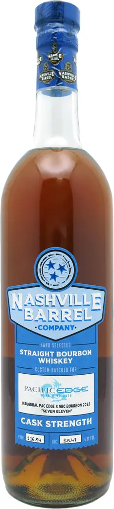 Nashville Barrel Co. Cask Strength Straight Bourbon Whiskey 750Ml 1