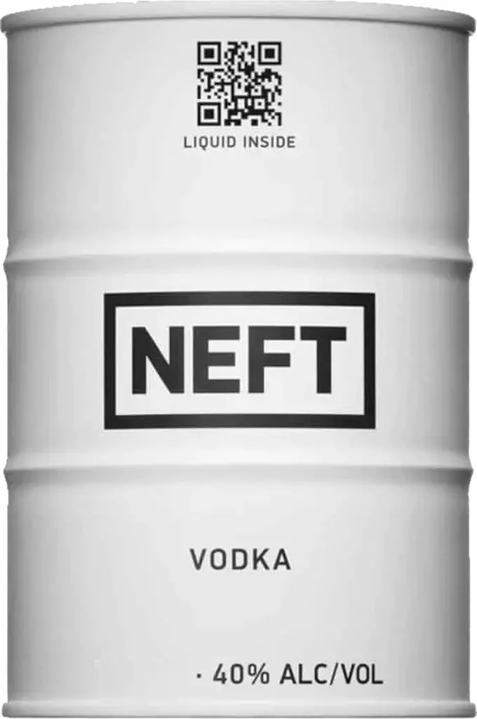 Neft Vodka White Barrel 100Ml 1